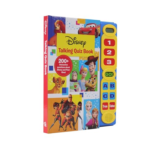 Disney Frozen, Toy Story, and More! - Talking Quiz Sound Book - Over 200 Interactive Questions on Disney and Pixar Films - PI Kids (Play-A-Sound)