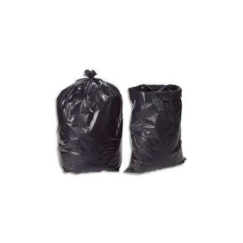 SACS POUBELLES Boîte de 100 sacs poubelle 130 litres noir très résistant 75 microns Cover