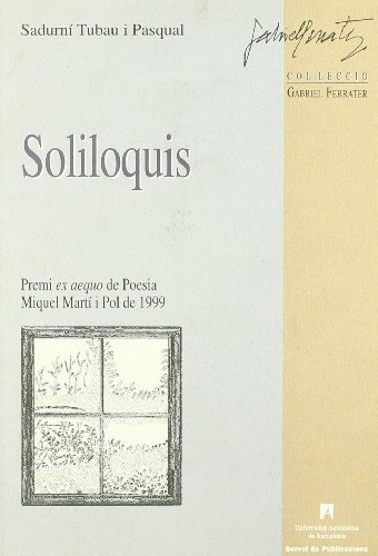 Portada de Soliloquis