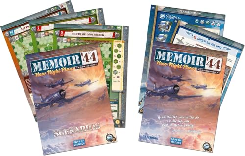Image of Memoir '44 New Flight Plan Board Game EXPANSION - Take to the Skies with This Thrilling WWII Air Combat! Strategy Game for Kids & Adults, Ages 8+, 2 Players, 30-60 Min Playtime, Made by Days of Wonder