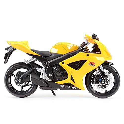 Suzuki GSX-R600 1:12 modèle moto alliage jaune réplique course