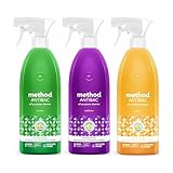 Method Cleaner Trio, Refreshing Scents for Every Space, Bamboo Bliss, Wildflower Whimsy, Citron Sensation, 3 ct. (28 oz Each)