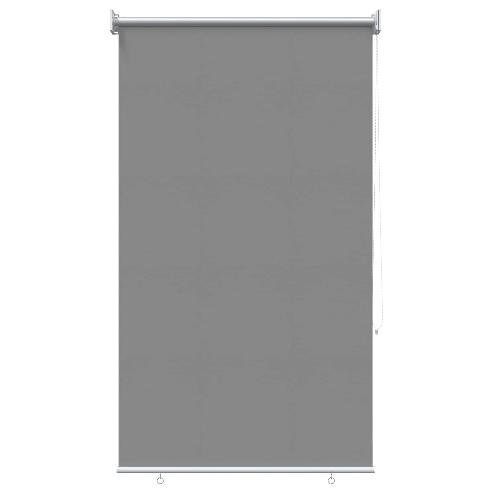 Tenda avvolgibile in poliestere grigio chiaro | Filtro Luce, Controllo Termico, Montaggio a Parete o Soffitto, Protezione Privacy