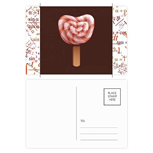 Cartes postales crème glacée popsicles DIYthinker pour écrire sans bavure