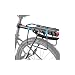 ICOCOPRO Bike Cargo Rack with Fender, 176 LB Capacity Universal Bicycle Touring Carrier, Quick Release Adjustable Bicycle Luggage Carrier Rack with Rear Reflector