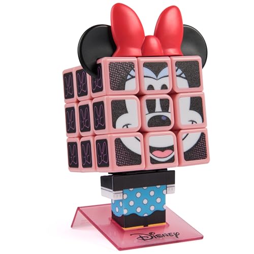 Image of Rubik's Cube Minnie Mouse Cuber, Disney Collectible & Desk Decor, Problem-Solving Brain Teaser, Color-Matching Disney Puzzle, Fidget Toy & Sensory Puzzle for Adults, Teens & Kids, for Ages 8 & Up