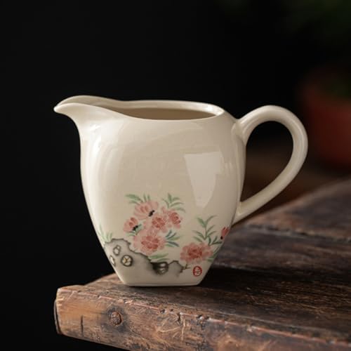 Jarra de cerámica para té de 200ml: tetera pintada a mano para hogar 7
