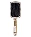 Hair Brush-Velvet Touch Paddle brush, Detangling Brush for Straightening & Smoothing Hair by Haveia(GOLD)
