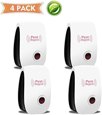 Ultrasonic Pest Repeller Pest Repel Plug in Pest Repellent Pest Reject Pest Control for Bug Repellent Mosquito Repellent Indoor Rodent Repellent Spider Repellent Mouse Repellent Ultrasonic