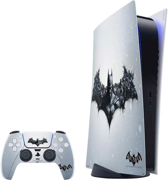 Skinit Decal Gaming Skin Compatible with PS5 Digital Edition Bundle - Officially Licensed DC Comics Arkham Origins Batman in Action Pose Design
