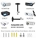 2-Be-Best Mini Projector Ceiling Mount 360° Adjustable Projector Wall Mount Length 7in / 18cm Projectors Mounts Compatible with TMY AuKing HAPPRUN Vankyo Meer ELEPHAS NICPOW Projectors Black
