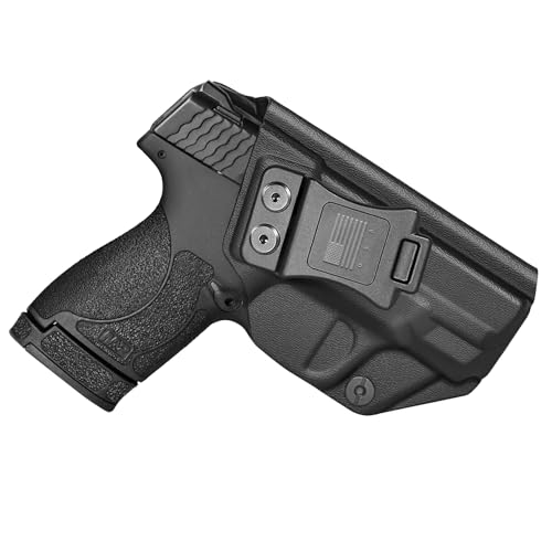 S&W M&P Shield Plus Holster IWB Kydex Fit:S&W M&P M2.0 / M1.0-9mm / .40 S&W 3.1" Barrel – Inside Waistband Concealed Carry – Adj. Cant & 'Posi-Click' Retention – US Made