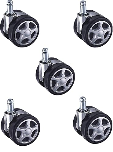 Lopvi Heavy Duty Alloy Pin Twin Caster Wheels Appliance Furn...