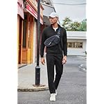 COOFANDY Men's Casual Sweatsuit 2 Piece Athletic Full Zip Tracksuit Jacquard Jogging Set Fashion Jackets And Pants Outfit - Image 5