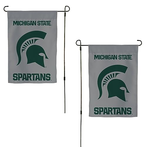 Desert Cactus Michigan State University MSU Spartans Garden Flag (J)