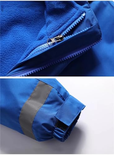 Mens Reflective Jacket Waterproof And Warm With Dechable Fleece Linner Windproof Workwear Jacket Men For Winter4
