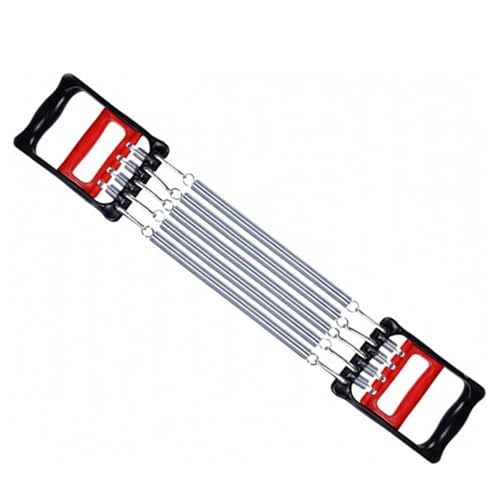 CLICLED Estensore Pettorale a 5 Molle in Acciaio Regolabili Chest Expander Professionale per Allenamento Casa e Palestra Attrezzo Multifunzione per Pettoral Spalle e Dorsali Molle Rimovibili KI015