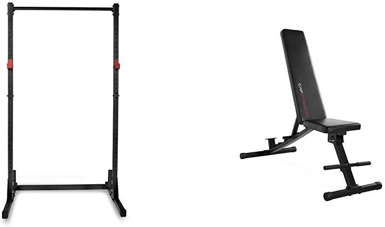 Cap Strength Power Rack and Adjustable Bench Combo