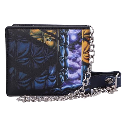 Men's Iron Maiden Piece of Mind Wallet 11cm Tri-Fold Wallet Black3