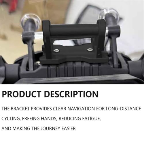 Support téléphone aluminium CFMOTO 450MT pour une navigation stable - 3