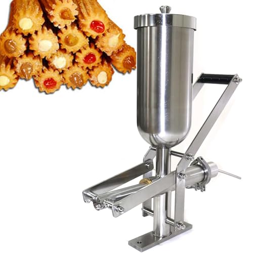 Dfdieratve Machine de Remplissage de Beignets Manuelle 5L, Injecteur de Gelée, Crème Pâtissière, Confiture, Réglage Précis ±1g, pour Donuts, Éclairs,...
