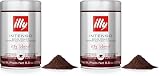 illy Kaffeepulver Intenso Espresso, Kaffee gemahlen, intensive-vollmundige Röstung, 1x250g Dose (Packung mit 2)
