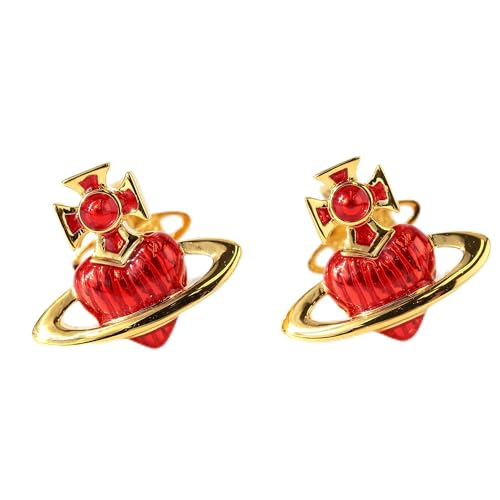 ���B���B�A�� �E�G�X�g�E�b�h �s�A�X FABIANNA BAS RELIEF EARRING 62010386 02R250 �S�[���h �� ���b�h �� Vivienne Westwood [���s�A���i]