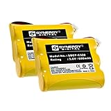 Synergy Digital Cordless Phone Battery, Compatible with AT&T-Lucent 3301 Cordless Phone Battery Combo-Pack Includes: 2 x SDCP-C320 Batteries