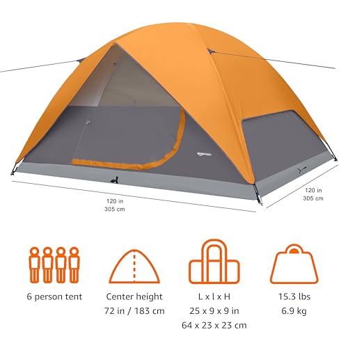 Amazon Basics 6-Person Dome Tent