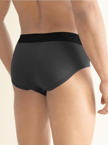 Image of PRETTIFY Super Cotton Modal Fabric Briefs for Men | Regular Fit, Ultra-Soft & Durable Exposed Waistband for All-Day Comfort-Pack of 1.
