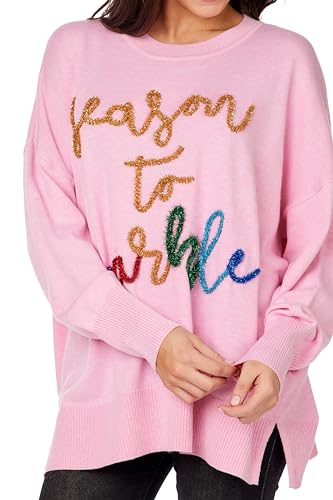 Mud Pie Women Sparkle Sweater3