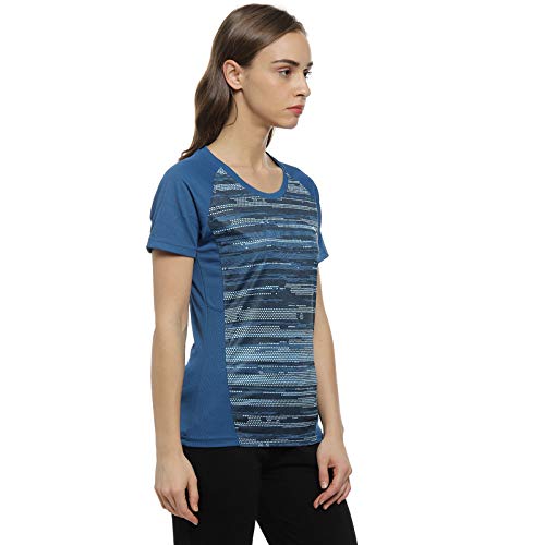 Image of PINACOLADA Solid Women Mandarin Collar Light Blue Sports Jersey