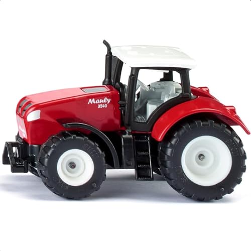 siku 1105, Mauly X540, Metall/Kunststoff, Rot, Spielzeugtraktor für Kinder