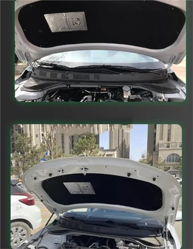 Coton d'isolation thermique de qualité pour capot de Peugeot 2008 - 3