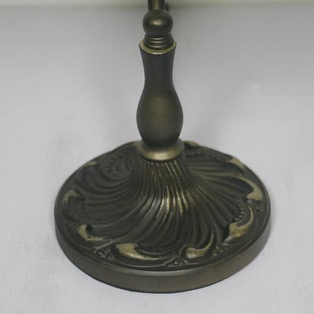 Tiffany-Art-Banker Lampe Tischlampe mit Vintage Rose Buntglas Will hinzufügen Sicherlich Elegancy und Kreativität zu Hause Es ist EIN großes Geschenk für Liebhaber Freundinnen und Damen