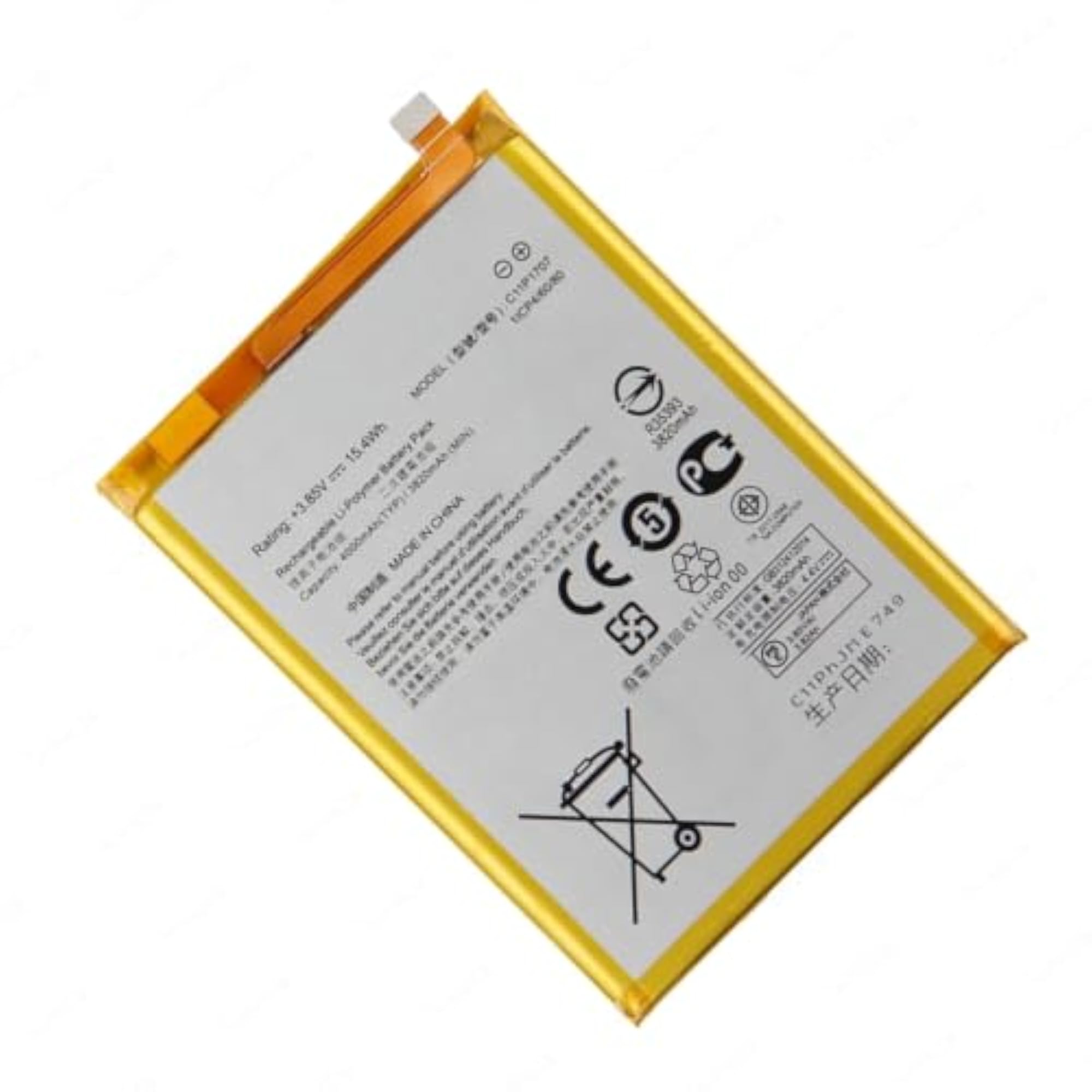 Battery for Zenfone Max M1 ZB555KL, 4000mAh