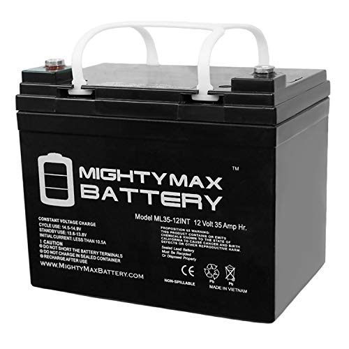 ML35-12INT - 12 Volt 35 AH, Internal Thread (INT) Terminal, Rechargeable SLA AGM Battery #1