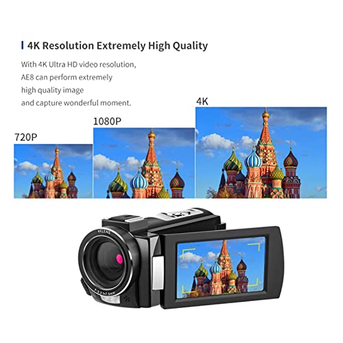 Caméscope de vision nocturne IR avec résolution vidéo 4K nette - 8