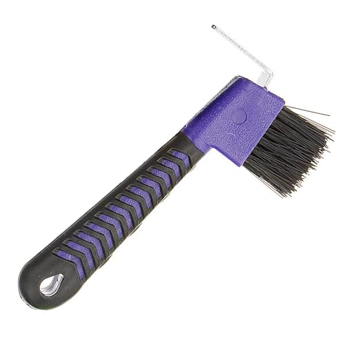 Escova de picareta de casco de cavalo, picareta de casco para cabras - Picareta e escova para cascos