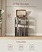 VASAGLE Record Player Stand, 3-Tier Side Table, Vinyl Record Storage up to 100 Albums, End Table for Living Room, Bedroom, Rustic Brown ULET275K01