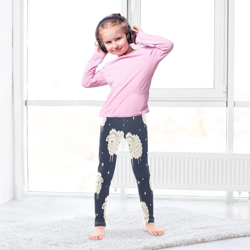 Bolaz Toddler Girls Leggings Printed Yoga Pants Leggings Cartoon Sheeps for Kids4