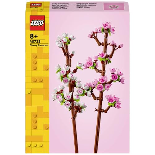 LEGO 40725 Iconic Kirschblüten, Knospen in Rosa- und Weißtönen