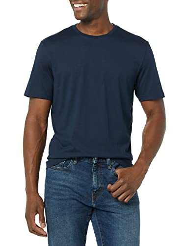 Image of Amazon Essentials Men's Slim-Fit Crewneck Short Sleeve Cotton T-Shirts