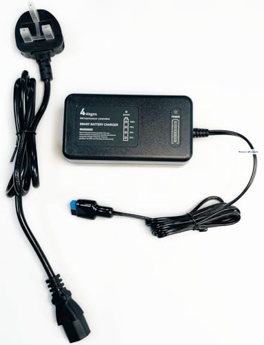 14.8 Volt 4 Amp Battery Charger for Motocaddy 'S' Series Golf Trolley 12.8v Lithium (LiFePo4) Batteries with Torberry Blue/Black Connector - Image 2