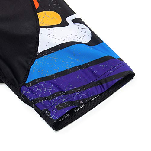 Weimostar Shorts de ciclismo masculinos para ciclismo e bicicleta meia calça acolchoada 4D, Cf0325-s