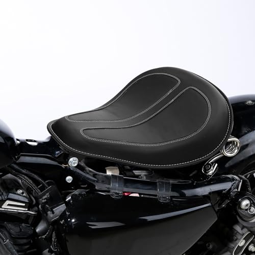 Asiento de una plaza con muelles de soporte para motos Sportster XL 1200 y 883 3