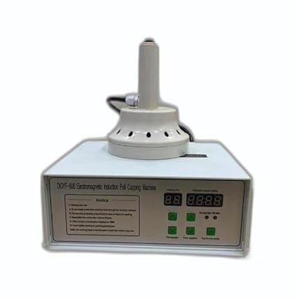 PRIME PACK Manual Induction Sealer | Heavy Duty DGYF- 600 C Portable Induction Sealer | Electro-Magnetic Induction Sealing Package Machine | Seal 50pcs/min | Bottle Diameter: 40-120 mm