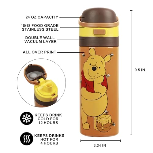 Image of Winnie The Pooh You Had Me At Hunny Gold 24 Oz Stainless Steel Tumbler