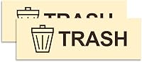 Vista 28 de Letrero básico de basura (negro) - Pequeño paquete de 1
