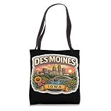 Des Moines Iowa Souvenir City State Capital Memorabilia Tote Bag